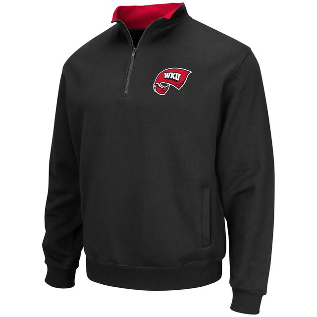 Colosseum Noir Western Kentucky Hilltoppers Tortugas Sweat-shirt quart zippé