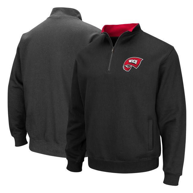 Colosseum Noir Western Kentucky Hilltoppers Tortugas Sweat-shirt quart zippé