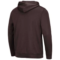 Men's Colosseum Brown Western Michigan Broncos Lantern Pullover Hoodie