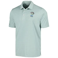 Men's Ahead Green WGC-Dell Technologies Match Play Airstream Essential Feed Striped Polo