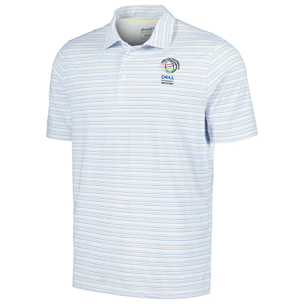 V101436 WGCDMP GF40SM-1000 AHD Dell Match Play Polo à rayures Islander Feed pour homme POLMEN