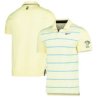 Men's Nike Yellow WGC-Dell Technologies Match Play Stripe Performance Polo