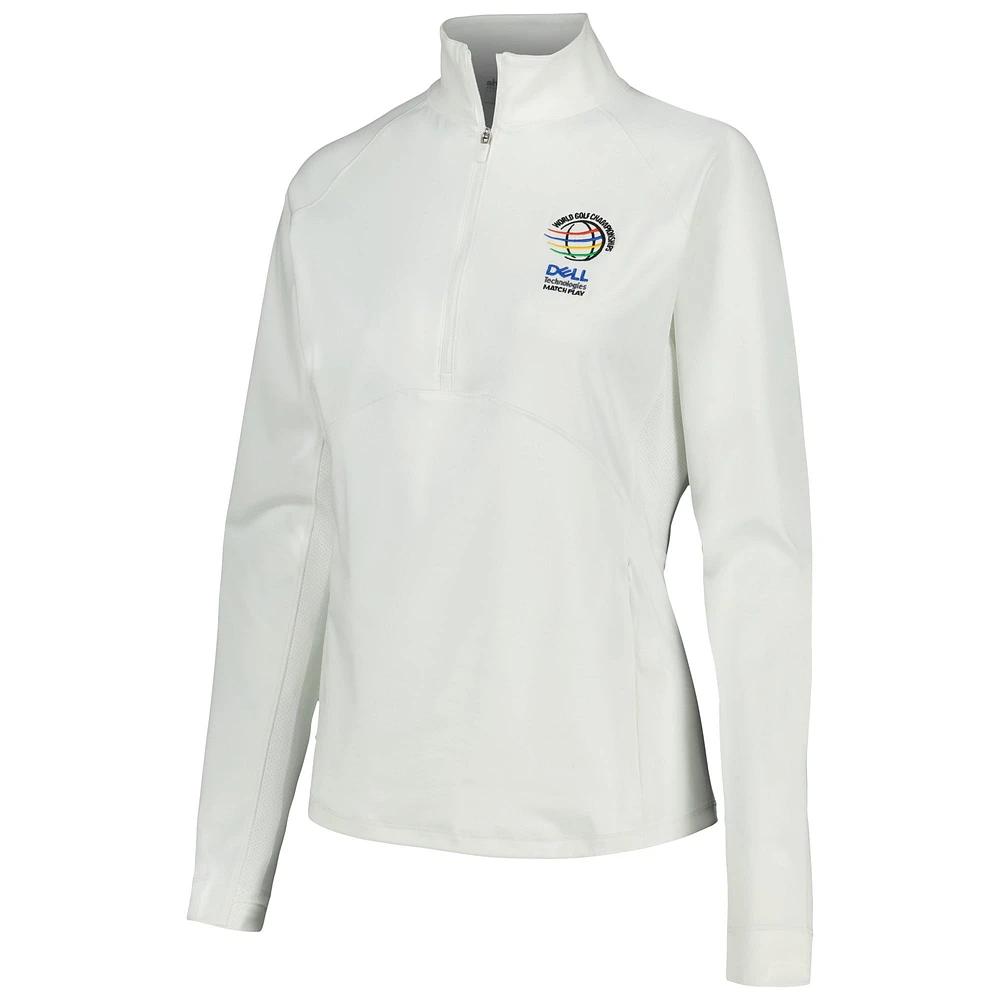 Haut Ahead White WGC-Dell Technologies Match Play Brandi Raglan pour femme