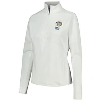 Haut Ahead White WGC-Dell Technologies Match Play Brandi Raglan pour femme