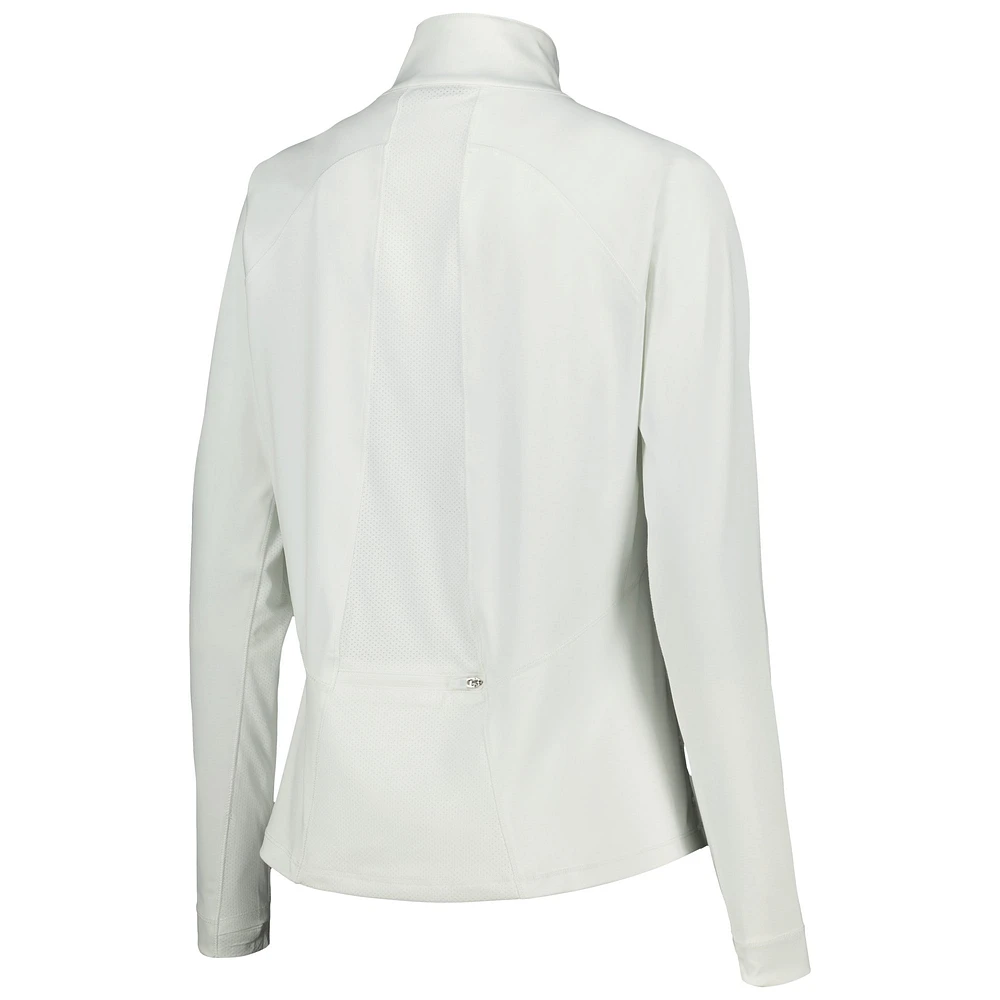 Haut Ahead White WGC-Dell Technologies Match Play Brandi Raglan pour femme