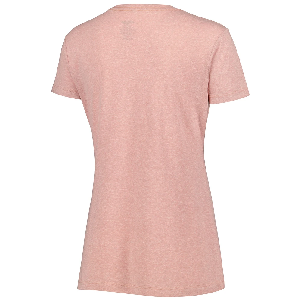 T-shirt triple mélange WGC-Dell Technologies Match Play Transfusion rose impérial pour femme