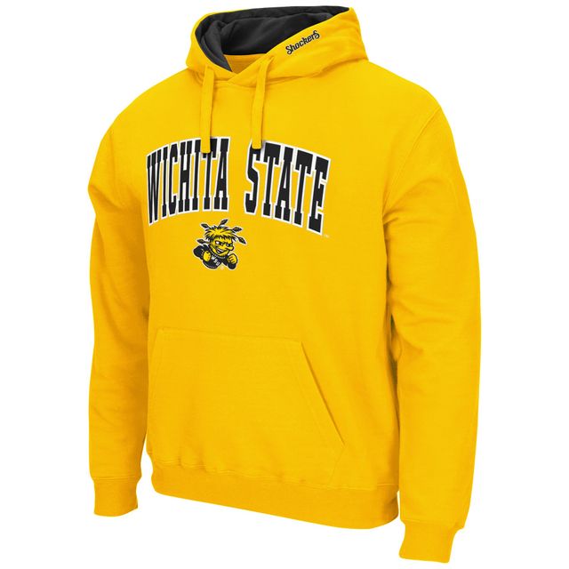 Sweat à capuche Colosseum Yellow Wichita State Shockers Arch and Logo pour homme