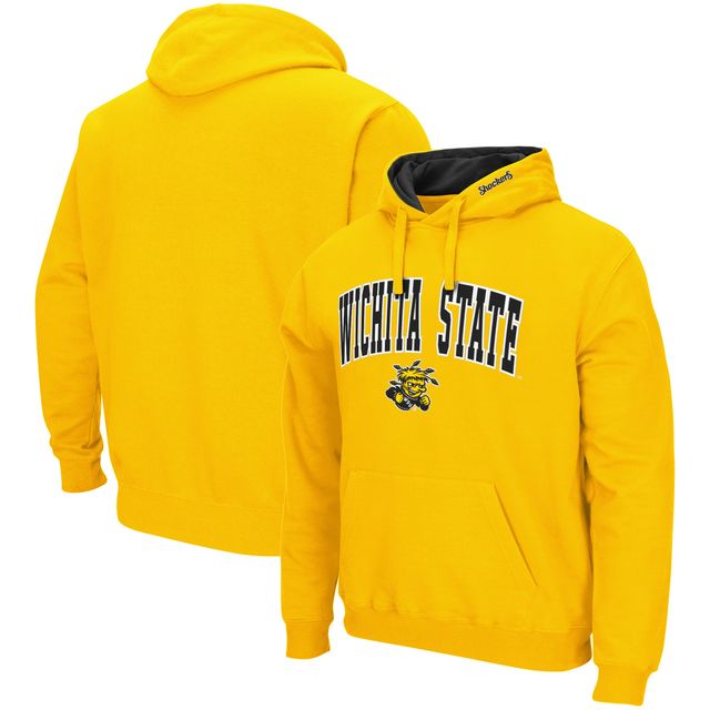 Sweat à capuche Colosseum Yellow Wichita State Shockers Arch and Logo pour homme