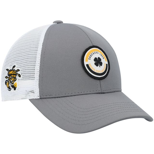 Casquette Snapback grise/blanche Wichita State Shockers Motto Trucker pour homme