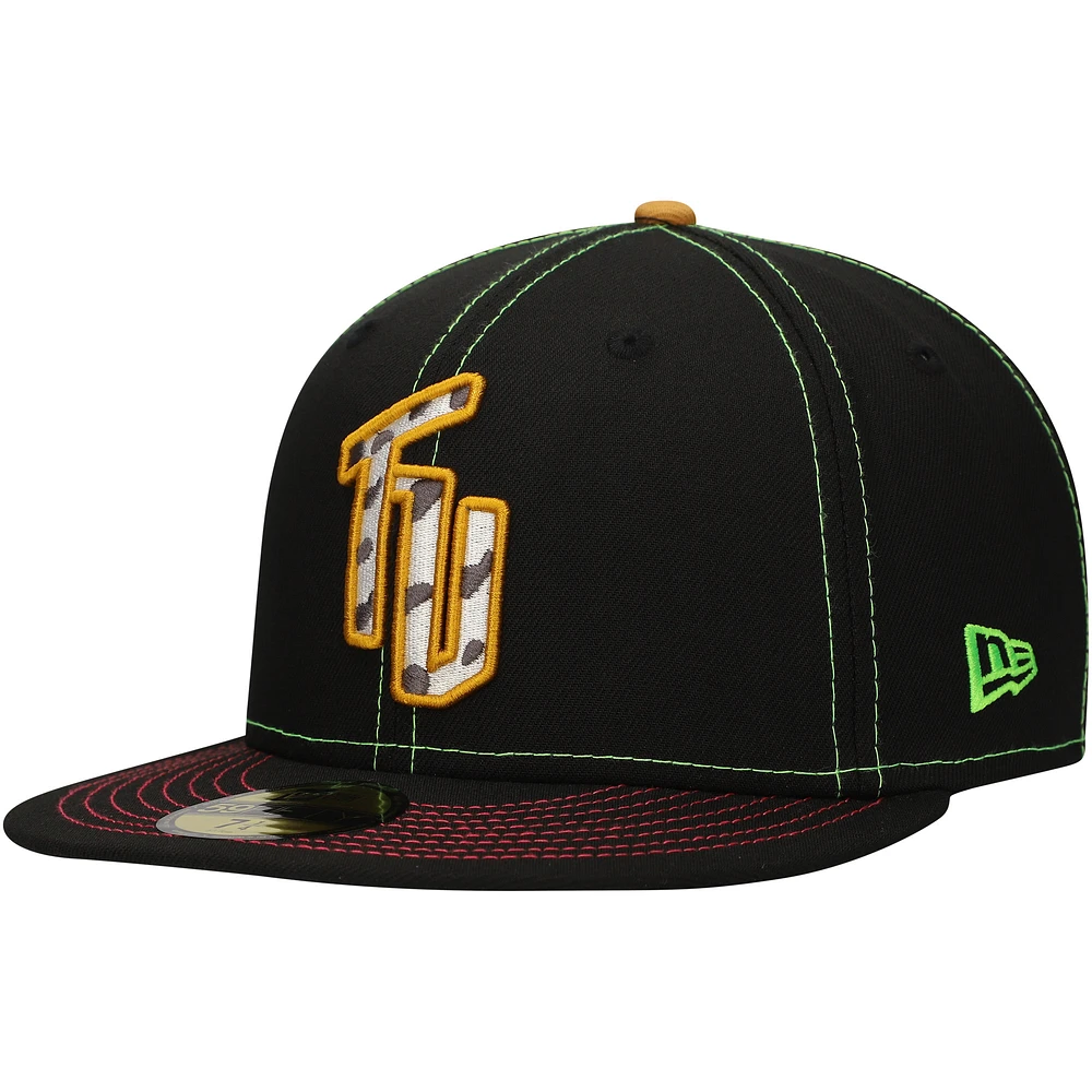Casquette ajustée New Era noire Tumba Vacas de Wichita Copa la Diversión 59FIFTY pour hommes