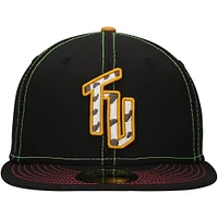 Casquette ajustée New Era noire Tumba Vacas de Wichita Copa la Diversión 59FIFTY pour hommes