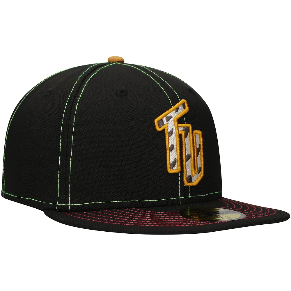 Casquette ajustée New Era noire Tumba Vacas de Wichita Copa la Diversión 59FIFTY pour hommes