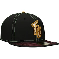Casquette ajustée New Era noire Tumba Vacas de Wichita Copa la Diversión 59FIFTY pour hommes