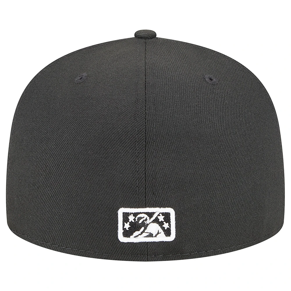 Casquette ajustée 59FIFTY New Era Wichita Wind Surge pour homme, noire