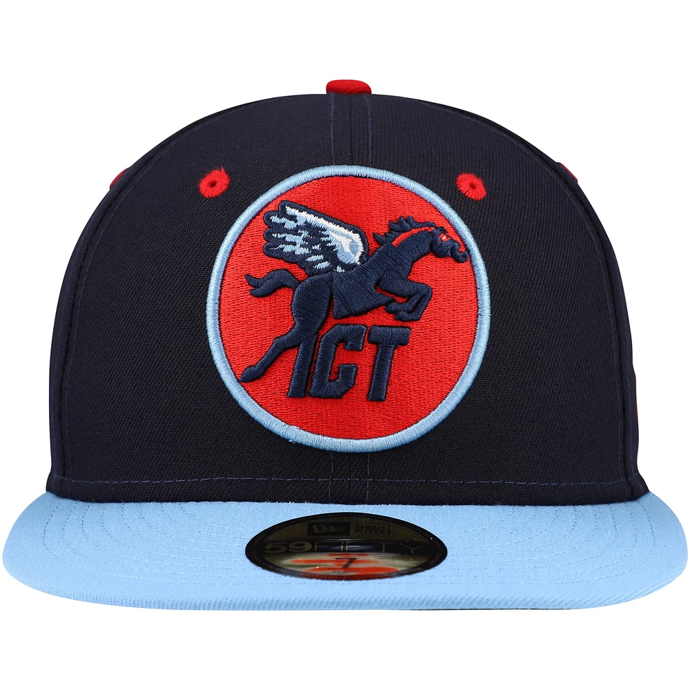 Casquette ajustée 59FIFTY New Era Wichita Wind Surge Authentic Collection pour hommes