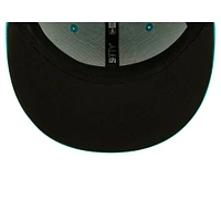 Men's New Era Turquoise Wichita Wind Surge Theme Night 59FIFTY Fitted Hat