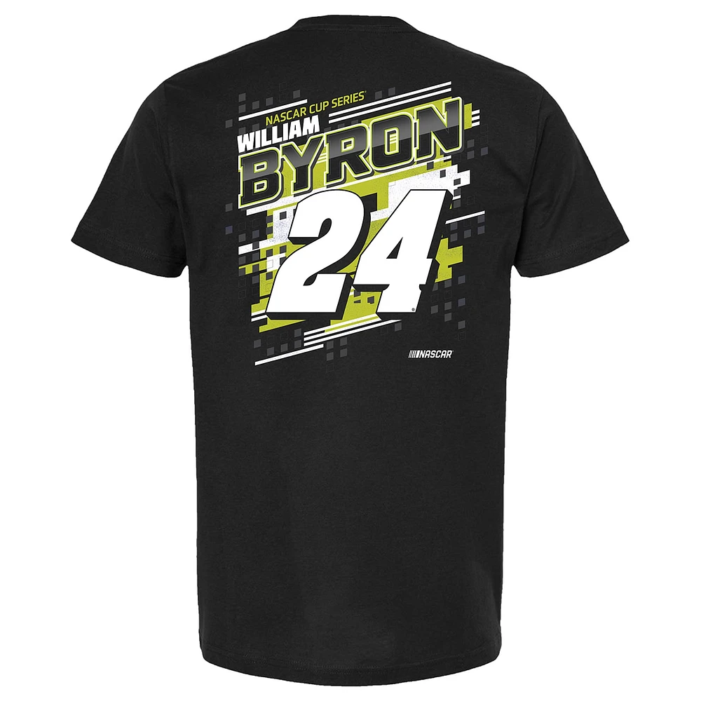Men's Hendrick Motorsports Team Collection  Black William Byron Draft T-Shirt