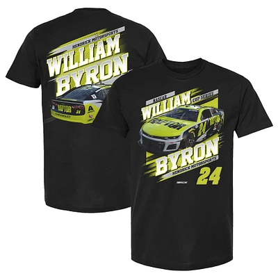 T-shirt noir pour homme de la collection Hendrick Motorsports Team, voiture William Byron Raptor