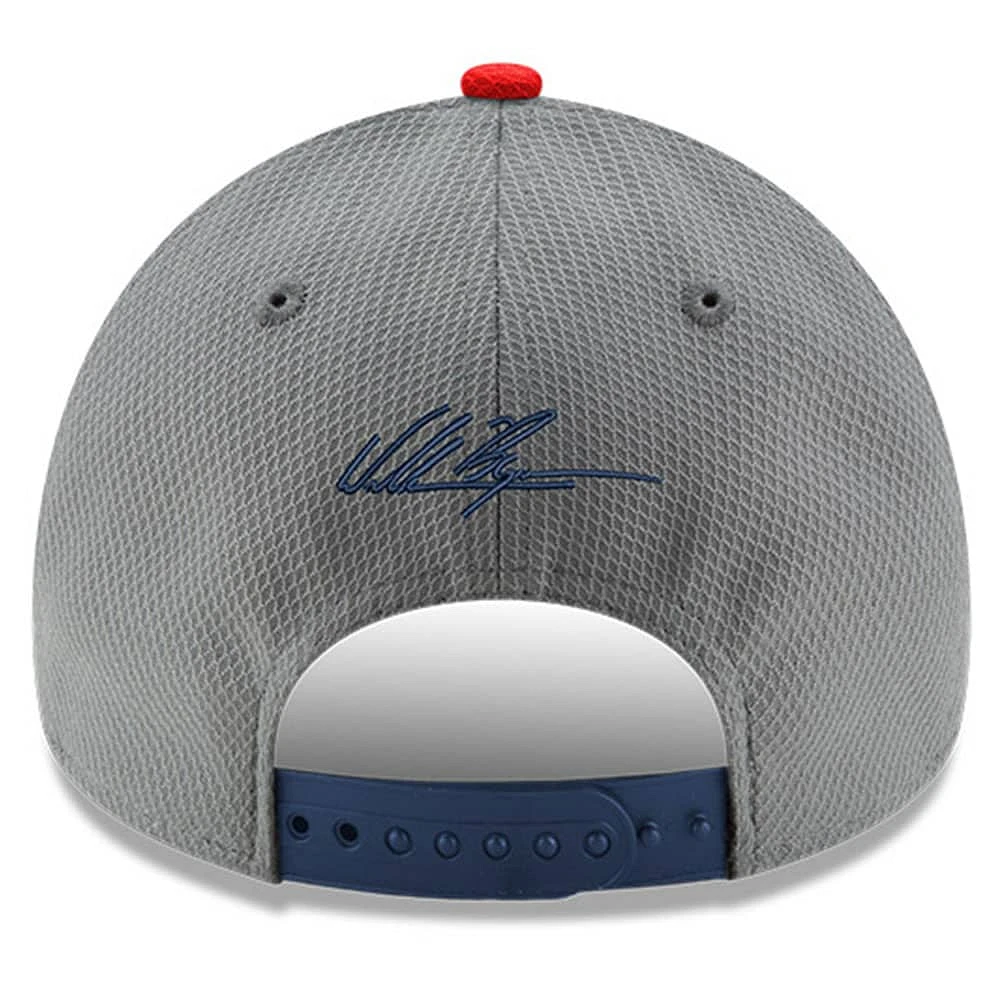 Men's New Era  Gray/Navy William Byron Salute 9FORTY Adjustable Hat