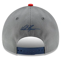 Men's New Era  Gray/Navy William Byron Salute 9FORTY Adjustable Hat