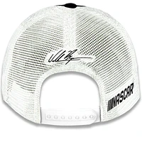 Unisex Checkered Flag Sports Black William Byron Raptor Sponsor Trucker Adjustable Hat