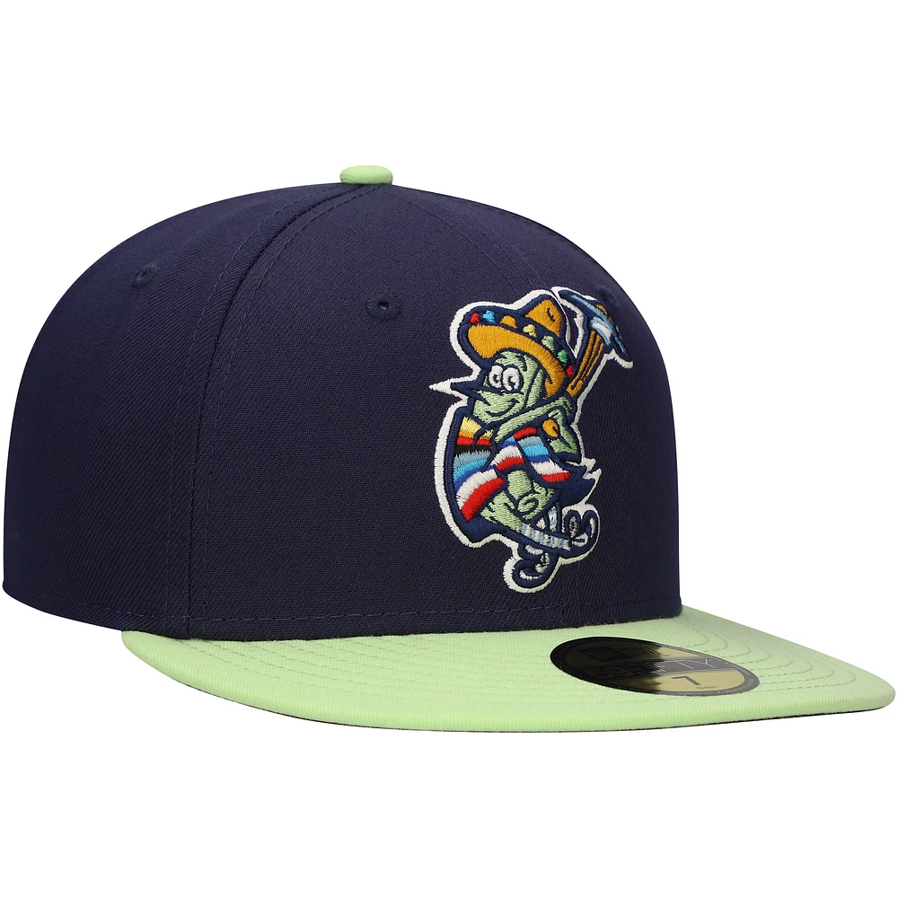 Casquette ajustée New Era bleu marine Rocas Azules de Wilmington Copa la Diversión 59FIFTY pour hommes