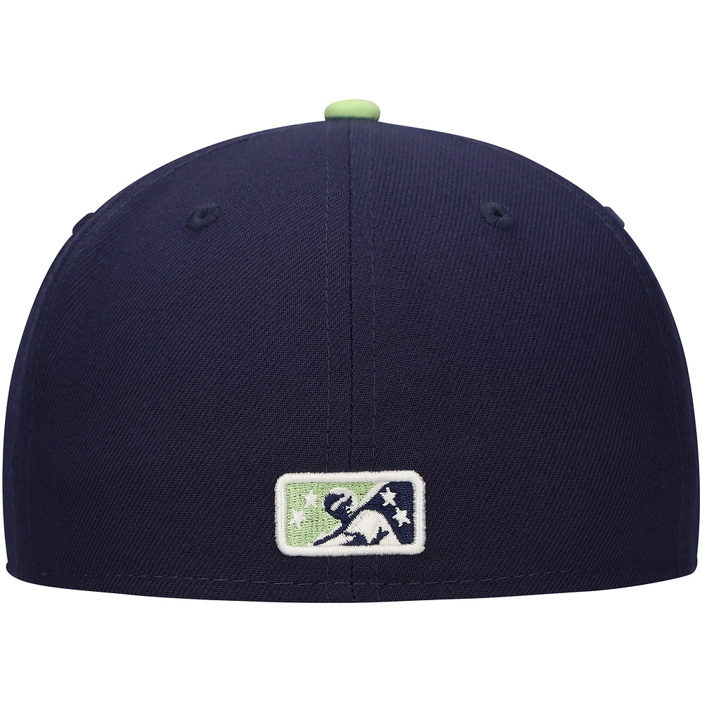 Casquette ajustée New Era bleu marine Rocas Azules de Wilmington Copa la Diversión 59FIFTY pour hommes
