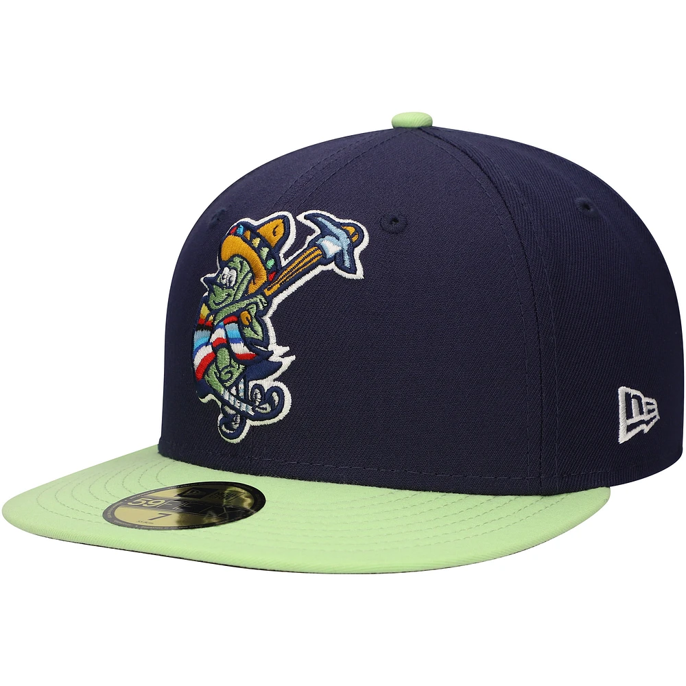 Casquette ajustée New Era bleu marine Rocas Azules de Wilmington Copa la Diversión 59FIFTY pour hommes
