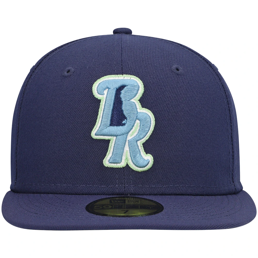 NWE WMBLUR NAVY ALT2 MIB AUTHENTIC COLLECTION 59FIFTY HATMENHIC