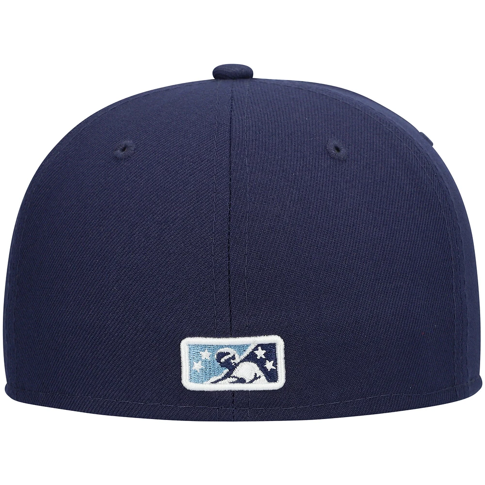 NWE WMBLUR NAVY ALT2 MIB AUTHENTIC COLLECTION 59FIFTY HATMENHIC
