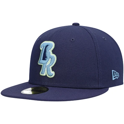 NWE WMBLUR NAVY ALT2 MIB AUTHENTIC COLLECTION 59FIFTY HATMENHIC