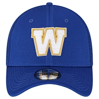 Men's New Era  Blue Winnipeg Bombers Sideline 39THIRTY Flex Hat