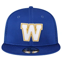 Men's New Era  Blue Winnipeg Blue Bombers Sideline 9FIFTY Snapback Hat