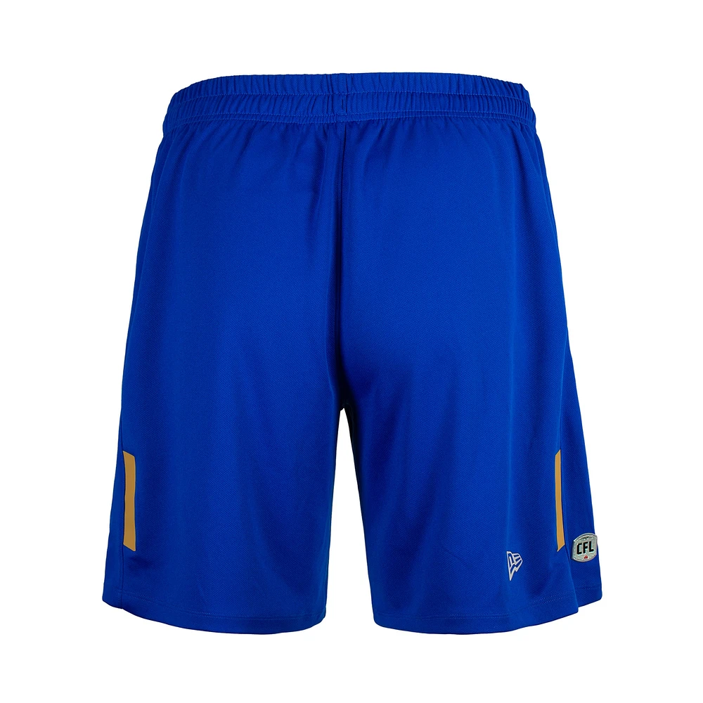 Men's New Era  Blue Winnipeg Bombers Sideline Swift Performance Knit Shorts