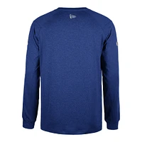 Men's New Era  Blue Winnipeg Bombers Sideline Thrive Performance Long Sleeve T-Shirt