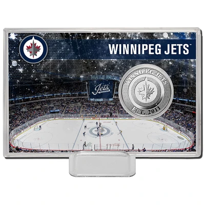 Highland Mint Winnipeg Jets Histoire de l'équipe - Coin Card