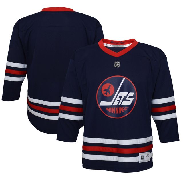 Maillot de réplique alternative des Jets de Winnipeg de la marine pour nourrissons 2021/22