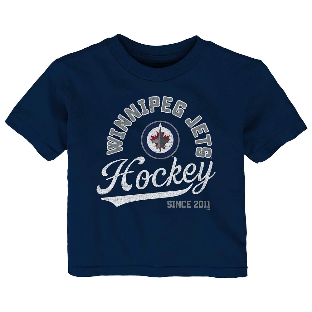 Infant Navy Winnipeg Jets Take the Lead - T-Shirt