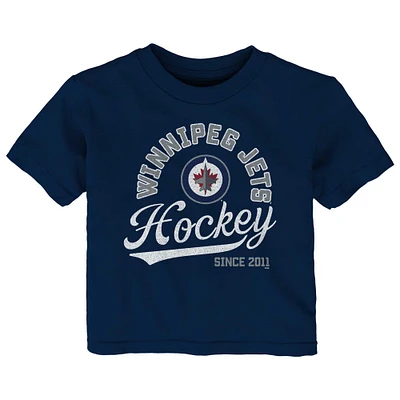 Infant Navy Winnipeg Jets Take the Lead - T-Shirt