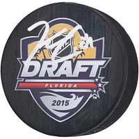 Kyle Connor Winnipeg Jets Autographed 2015 Draft Logo Hockey Puck