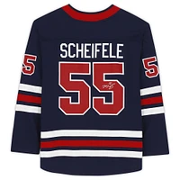 Mark Scheifele Winnipeg Jets Autographed Blue Alternate Fanatics Breakaway Jersey