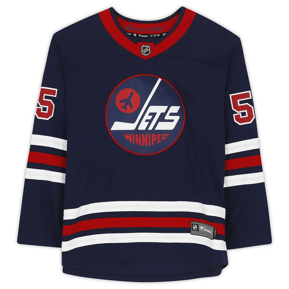 Mark Scheifele Winnipeg Jets Autographed Blue Alternate Fanatics Breakaway Jersey