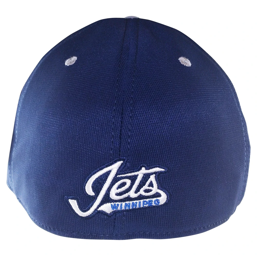 Men's American Needle Navy Winnipeg Jets E-Boss Primary Flex Hat