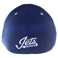 Men's American Needle Navy Winnipeg Jets E-Boss Primary Flex Hat