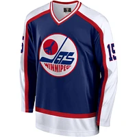 Men's Fanatics Anders Hedberg Blue Winnipeg Jets Premier Breakaway Retired Player - Jersey