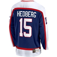 Men's Fanatics Anders Hedberg Blue Winnipeg Jets Premier Breakaway Retired Player - Jersey