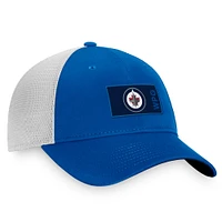 Men's Fanatics Blue Winnipeg Jets 2022 NHL Draft - Authentic Pro Rink Trucker Snapback Hat