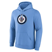 Sweat à capuche en molleton motif alternatif bleu Winnipeg Jets Fanatics pour hommes