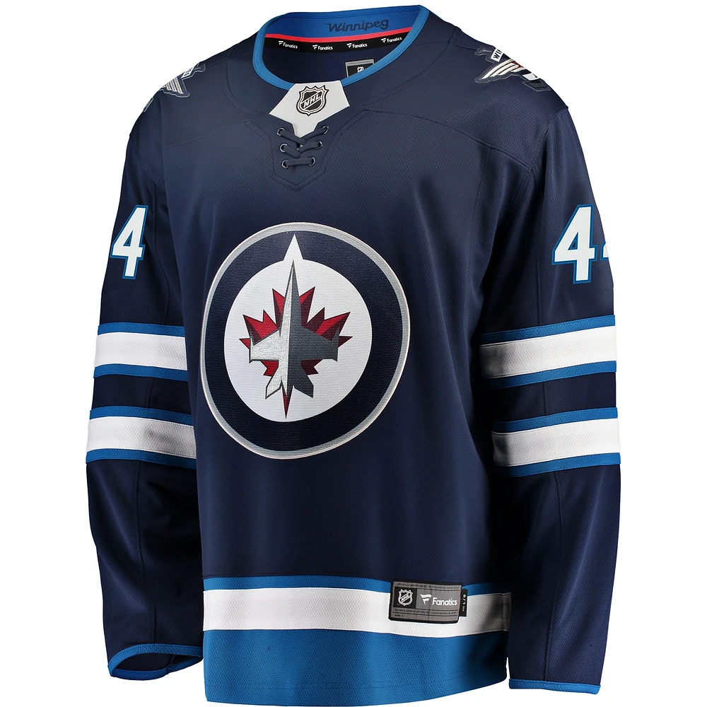 Men's Fanatics Josh Morrissey Navy Winnipeg Jets Breakaway - Jersey