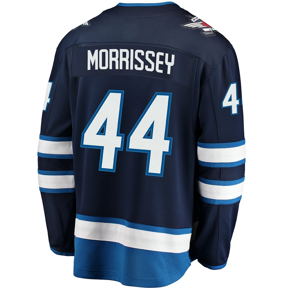 Men's Fanatics Josh Morrissey Navy Winnipeg Jets Breakaway - Jersey